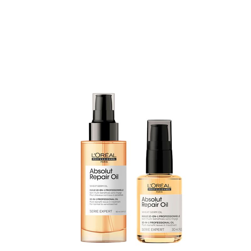 L'Oréal Professionnel - Kit Serie Expert Absolut Repair Gold Quinoa - Óleo Capilar 10 In 1 30ml + 90ml