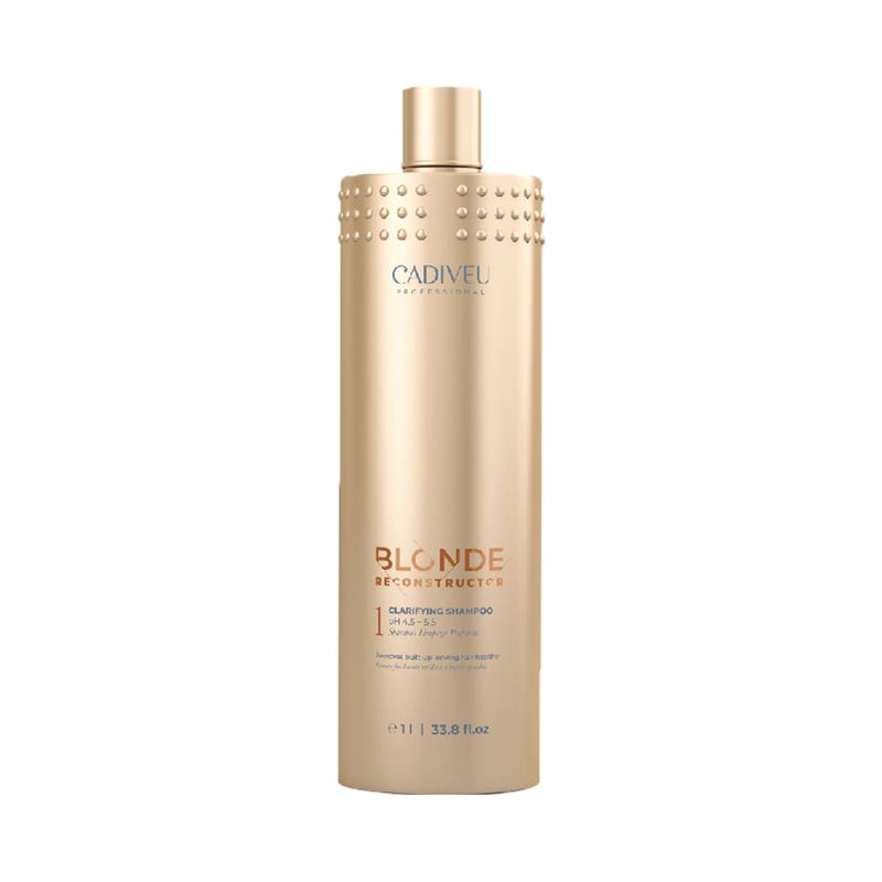 Kit Cadiveu Blonde Reconstructor Keeper - Shampoo 1000ml - Máscara Proteína 1000ml - Máscara Balanceadora 1000ml