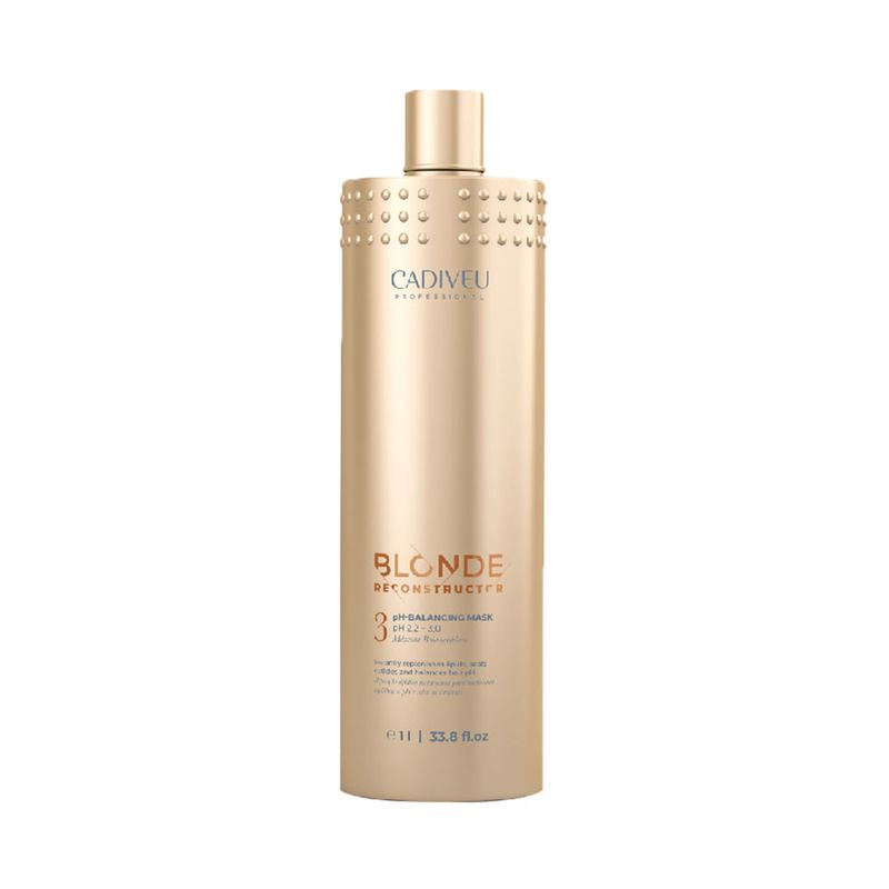 Kit Cadiveu Blonde Reconstructor Keeper - Shampoo 1000ml - Máscara Proteína 1000ml - Máscara Balanceadora 1000ml