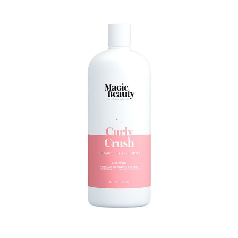 Kit Magic Beauty Curly Crush - Shampoo 1000ml - Condicionador 1000ml