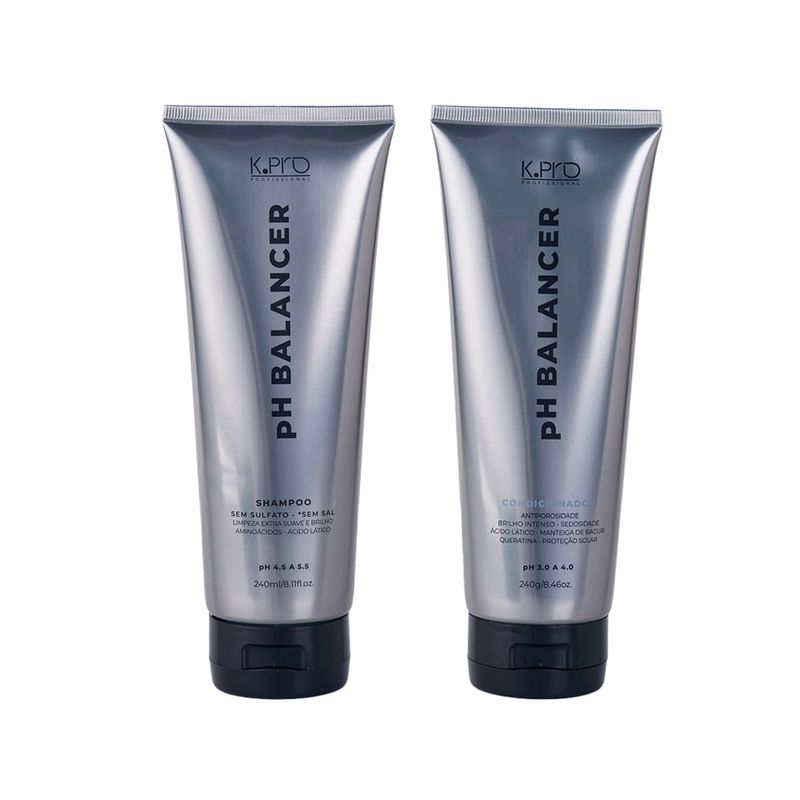 Kit K-Pro Profissional Ph Balancer - Shampoo 240ml - Condicionador 240g
