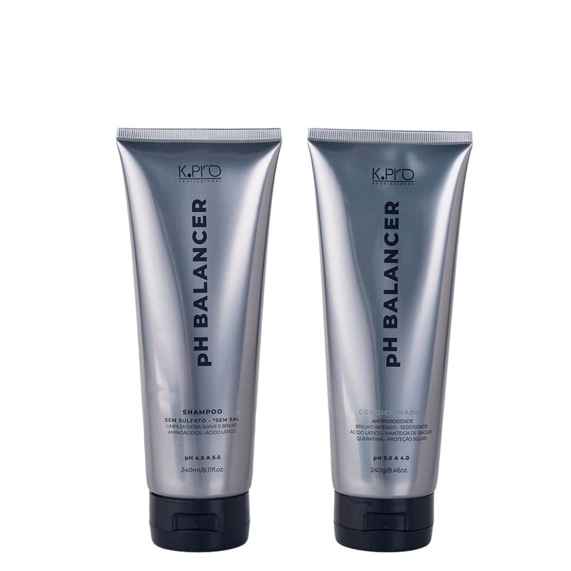 Kit K-Pro Profissional Ph Balancer - Shampoo 240ml - Condicionador 240g