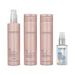 Kit Cadiveu Repair Solution - Shampoo 250ml - Condicionador 250ml - Pré Shampoo 200ml - Óleo Capilar Final Style 30ml