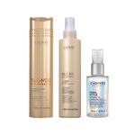 Kit Cadiveu Blonde Reconstructor Keeper - Shampoo 250ml - Óleo Capilar Final Style 30ml - Leave-In 200ml