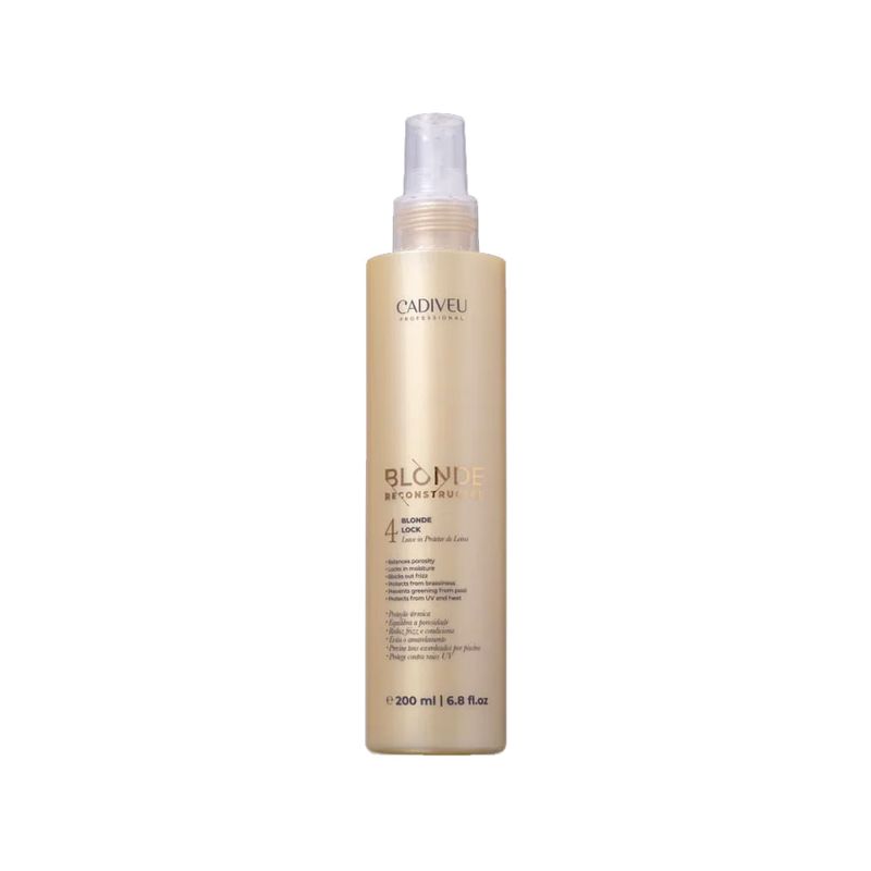 Kit Cadiveu Blonde Reconstructor Keeper - Shampoo 250ml - Óleo Capilar Final Style 30ml - Leave-In 200ml