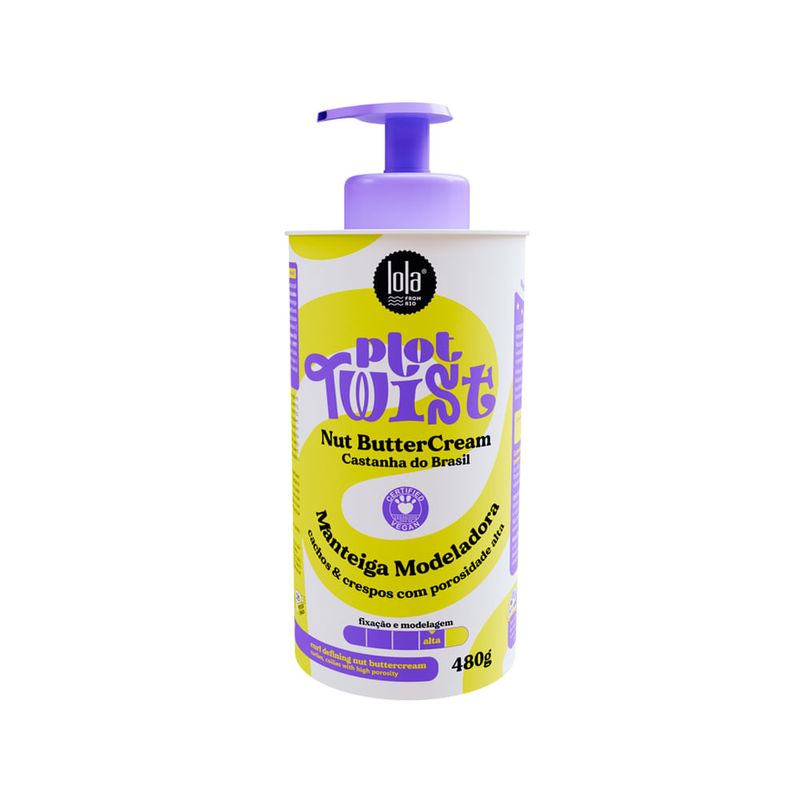 Lola Cosmetics - Kit Plot Twist - Manteiga Modeladora 480g + Óleo Capilar 90ml