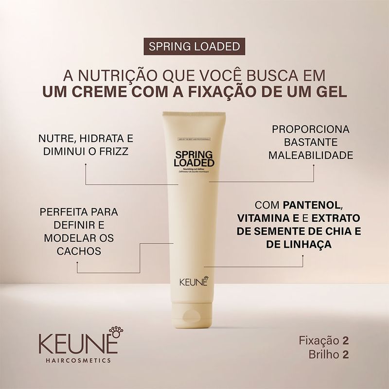 Keune - Kit Gel Modelador Style Spring Loaded 150ml