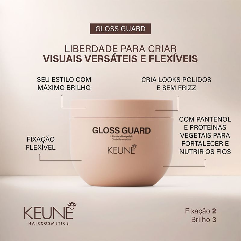 Keune - Kit Cera Modeladora Style Gloss Guard 100ml