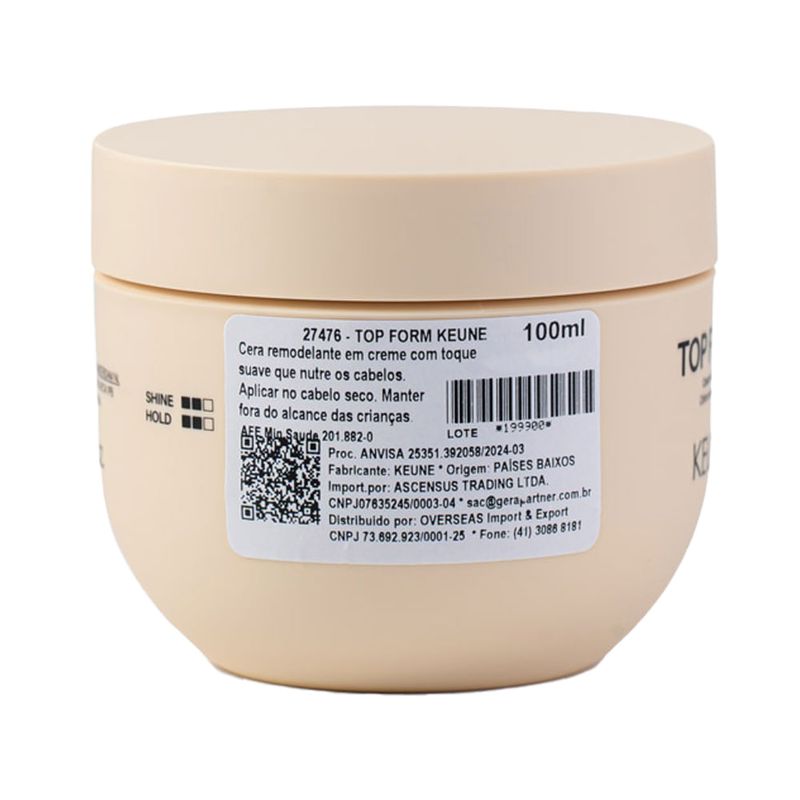 Keune - Kit Creme Modelador Style Top Form 100ml