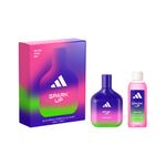 Adidas - Kit Perfume Vibes Spark Up Unissex - Eau de Parfum 100ml + Gel de Banho 100ml