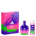 Adidas - Kit Perfume Vibes Spark Up Unissex - Eau de Parfum 100ml + Gel de Banho 100ml