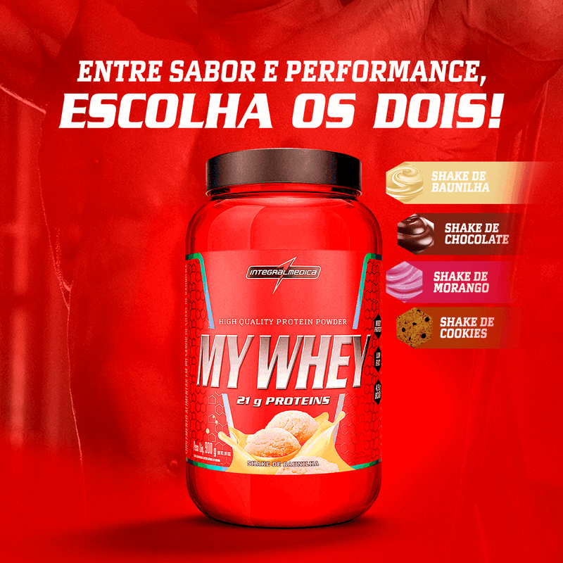 My Whey – High Quality Protein Powder – 900g – Shake de Baunilha
