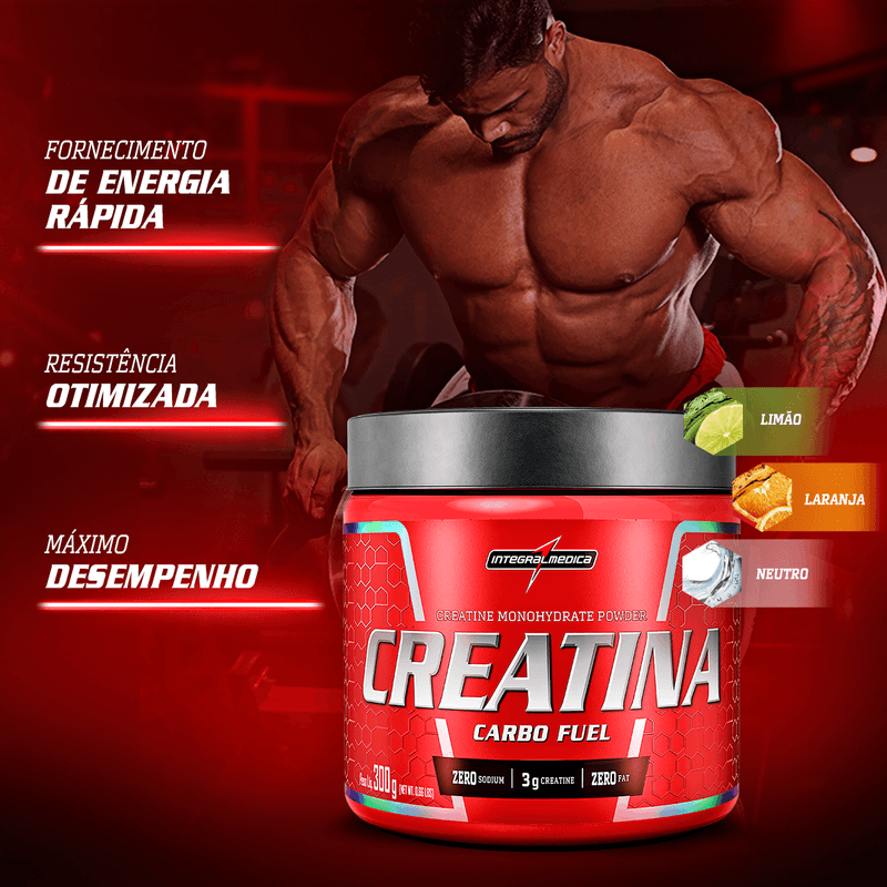 Creatina com Carboidrato - 300g Neutro