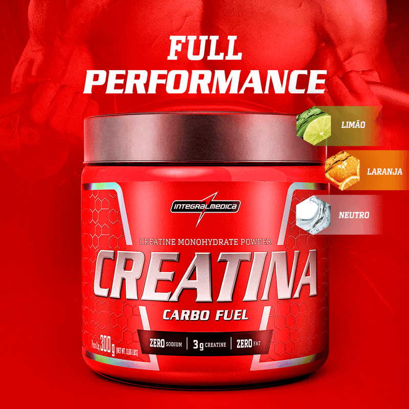 Creatina com Carboidrato - 300g Neutro