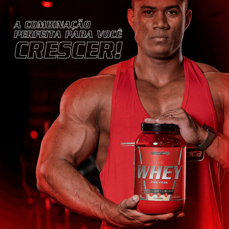 Nutri Whey Protein - Integralmédica - Cookies - Pote 900g
