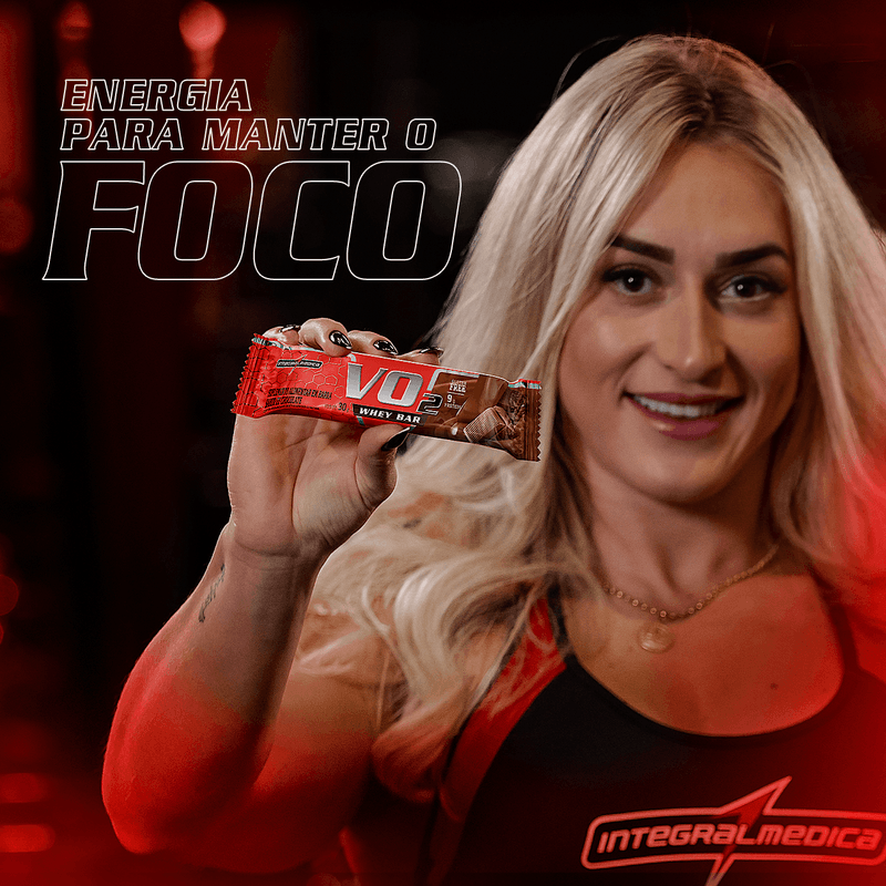 VO2 Whey Bar - Integralmédica - Cookies - 12 Un