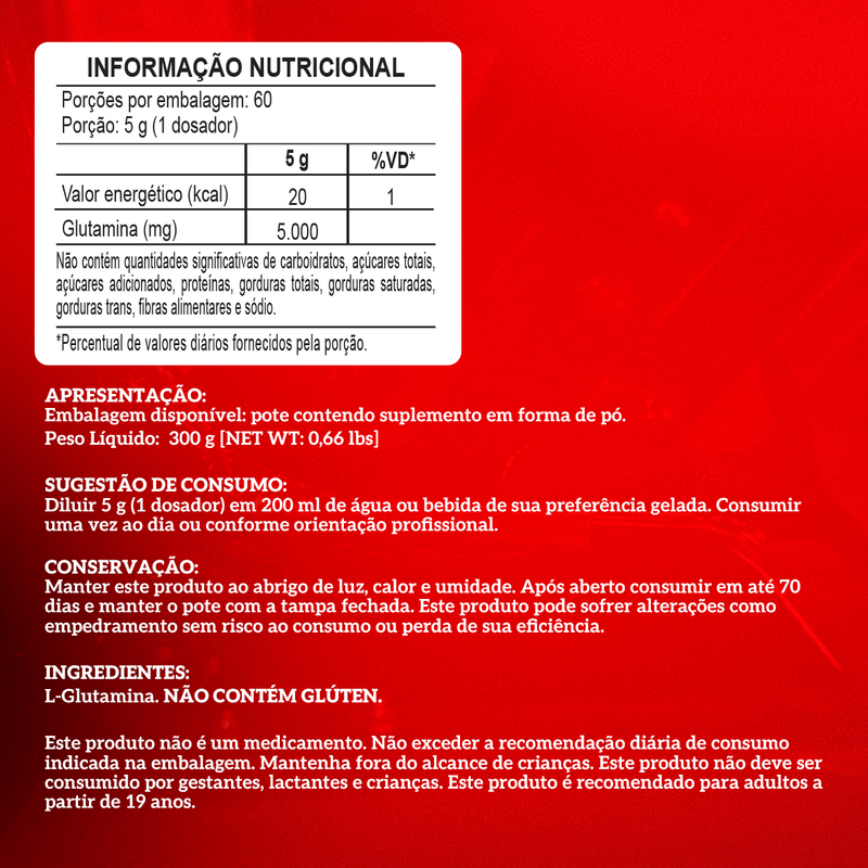 Glutamina em Pó - Integralmédica - 300g