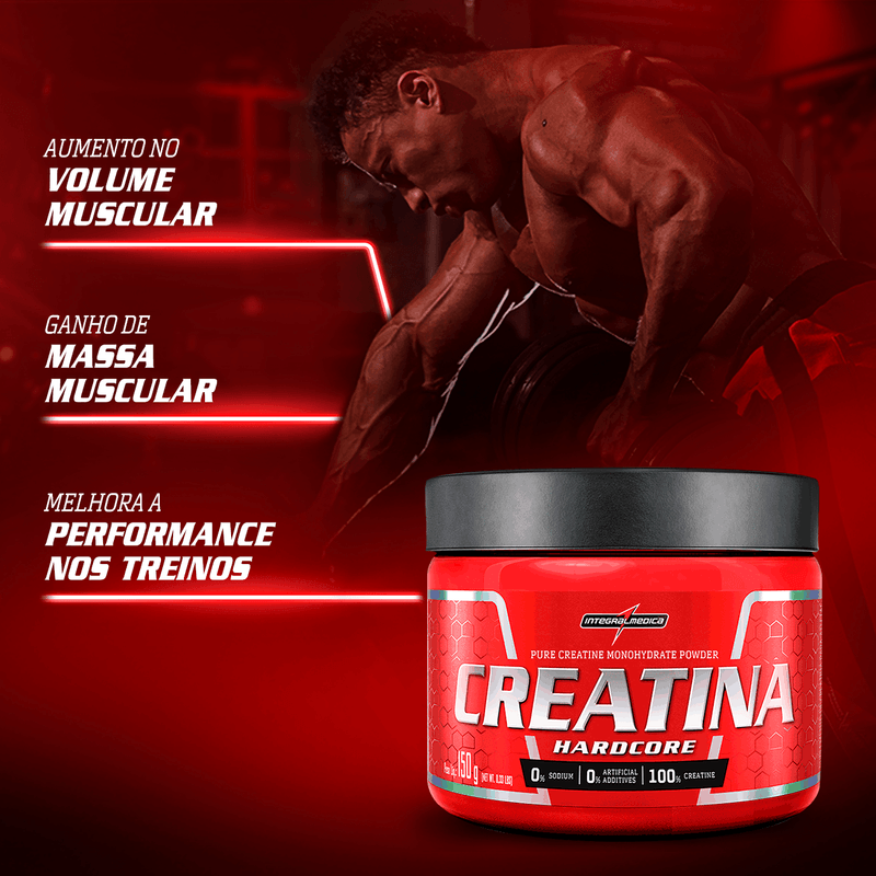 Creatina 100% Pura Hardcore - 150g