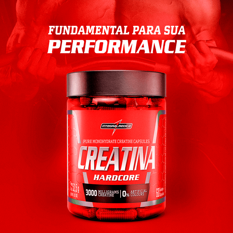 Creatina 100% Pura - Integralmédica - 60 Cápsulas