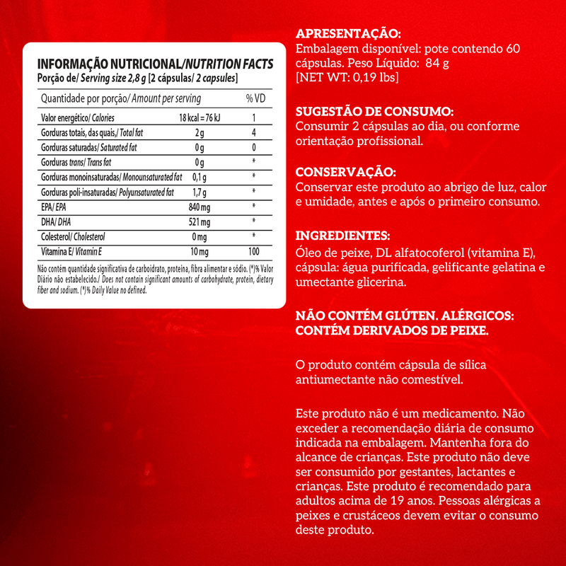 Ômega 3 - Integralmédica - 60 Cápsulas