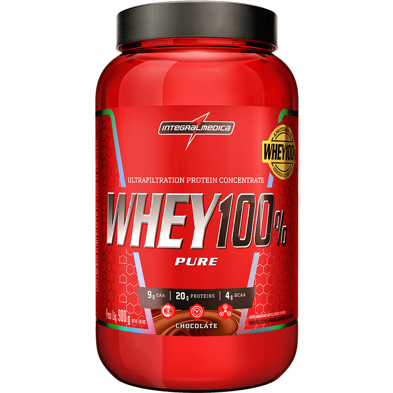Whey Protein Concentrado - Integralmédica - 900g - Chocolate