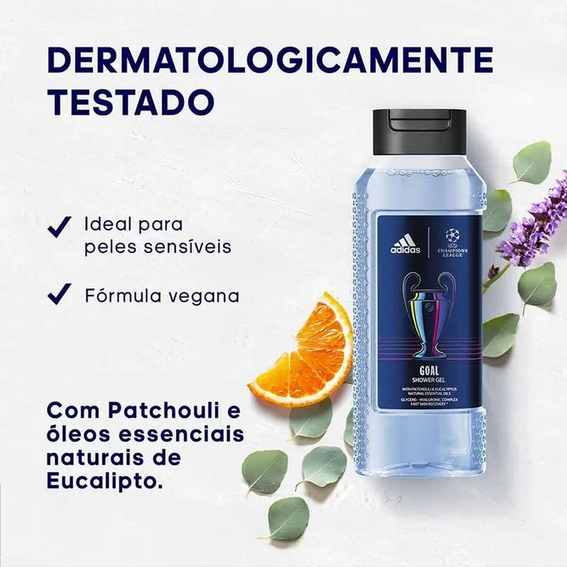Kit Uefa Goal Masculino Eau de Toilette 50ml + Shower Gel 250ml - Adidas