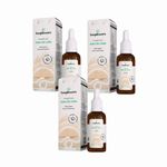 Kit 3x Extrato Juba de Leão - Hericium Erinaceus Lion's Mane - 30ml