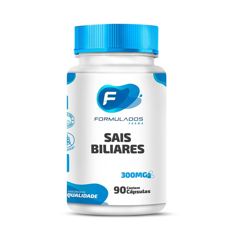 Formulados Farma - Sais Biliares 300mg - 90 Cápsulas