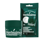 Kit Desodorante Creme Antitranspirante Tradicional Herbíssimo - 55g + Sachê Refil Tradicional - 45g