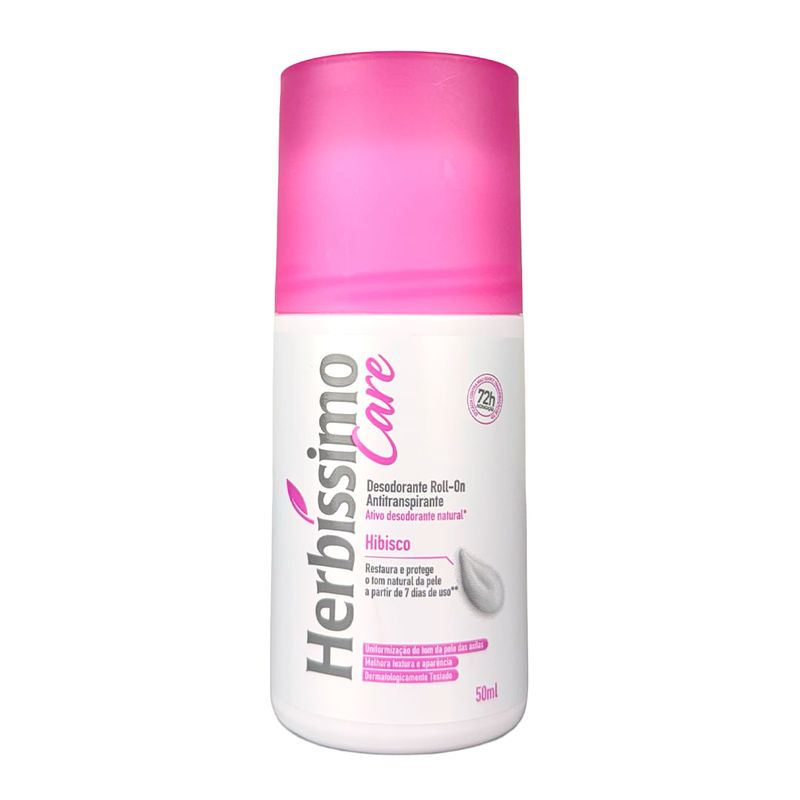 Desodorante Antitranspirante Roll-On Herbíssimo Hibisco - 50ml