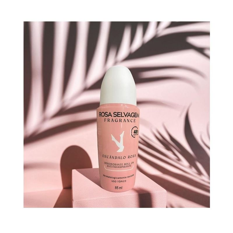 Kit 2 Desodorante Roll-On Escândalo - Rosa Selvagem - 85ml