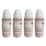 Kit 4 Desodorante Roll-On Miss - Rosa Selvagem - 85ml