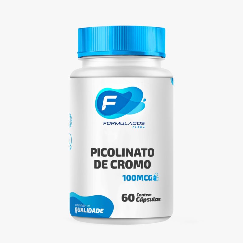 Picolinato de Cromo - 100mcg - 60 Cápsulas