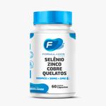 Selênio 100mcg, Zinco 30mg e Cobre 2mg Quelatos - 60 Cápsulas