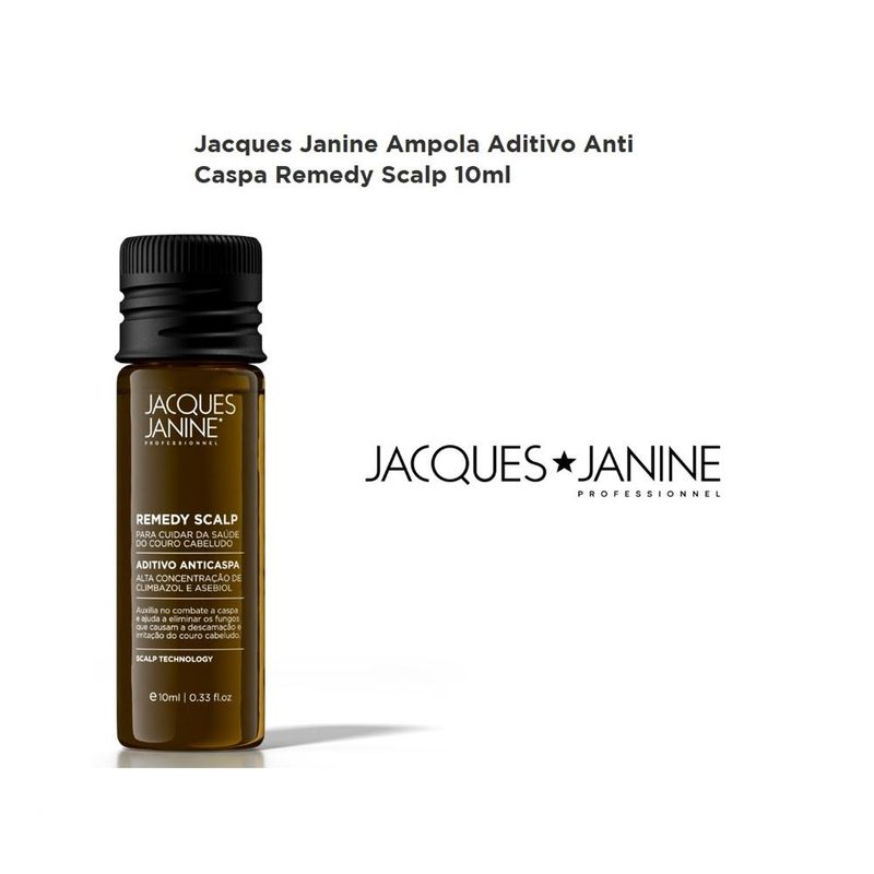 Kit Remedy Scalp Shampoo + Aditivo Anti Caspa - Jacques Janine