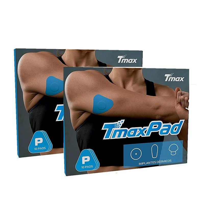 Kit 2 Bandagem Pad Autoadesiva Azul - Caixa 10 Unidades - Tmax