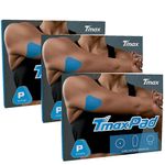 Kit 3 Bandagem Pad Autoadesiva Azul - Caixa 10 Unidades - Tmax