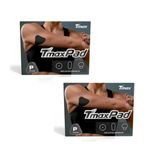 Kit 2 Bandagem Pad Autoadesiva Preta - Caixa 10 Unidades - Tmax