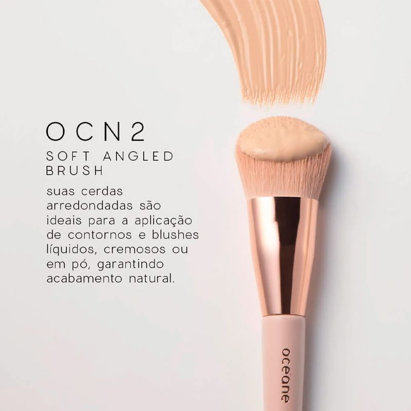 Kit Océane Mini Brush - 5 Pincéis Coral
