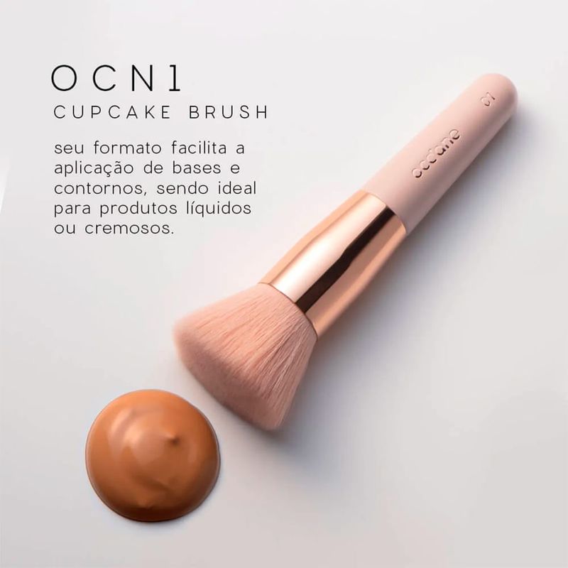 Kit Océane Mini Brush - 5 Pincéis Coral