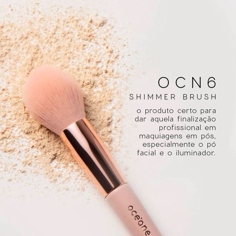 Kit Océane Mini Brush - 5 Pincéis Coral