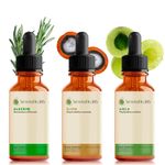 Kit Óleos Capilares de Alecrim, Semente de Ojon/Batana e Amla - 30ml Cada