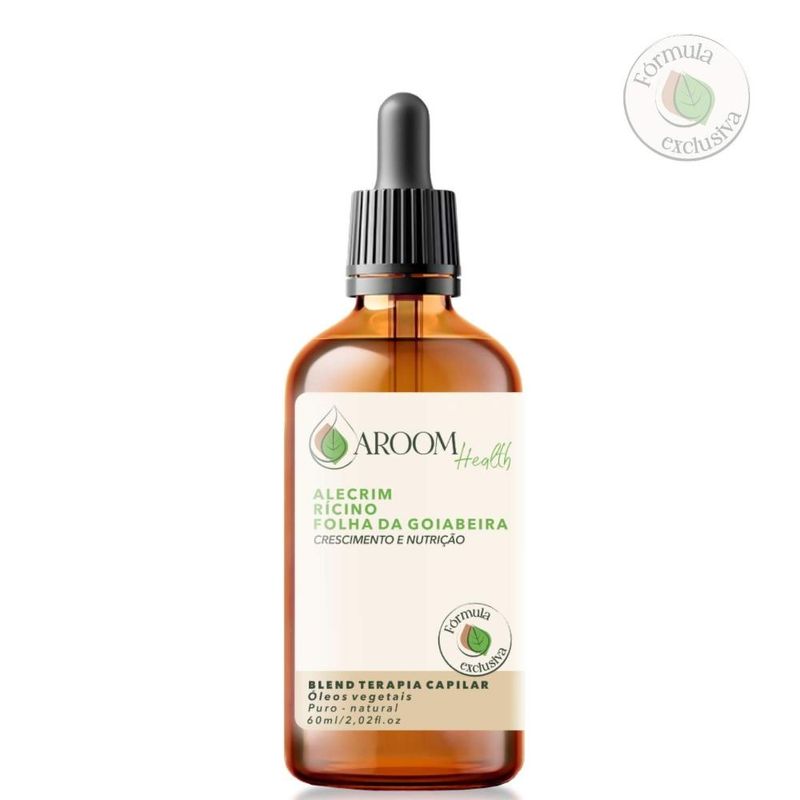 Blend de Óleos Capilares para Crescimento e Nutrição - 60ml