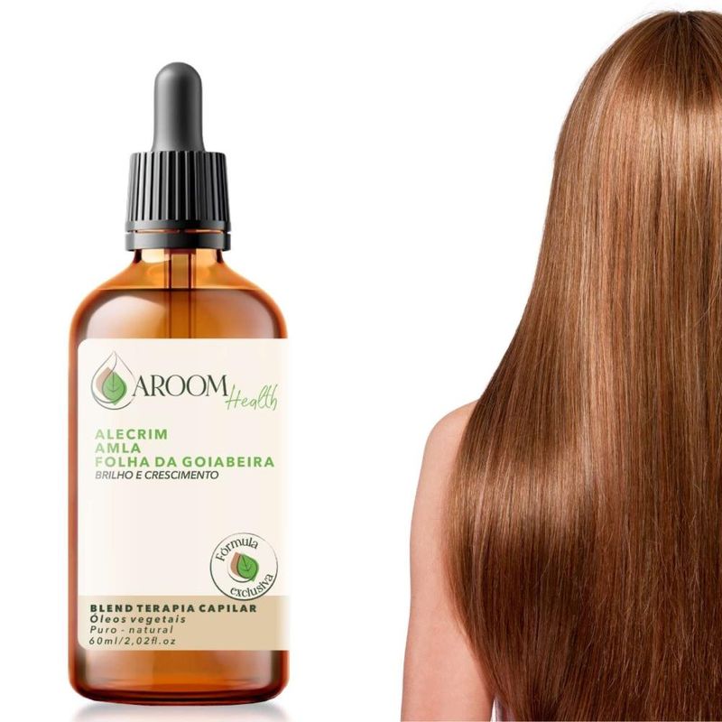 Blend de Óleos Capilares Brilho e Crescimento - 60ml