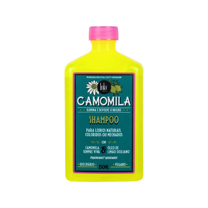 Lola Cosmetics - Kit Camomila - Shampoo 250ml + Condicionador 250ml + Óleo Capilar Iluminador 50ml