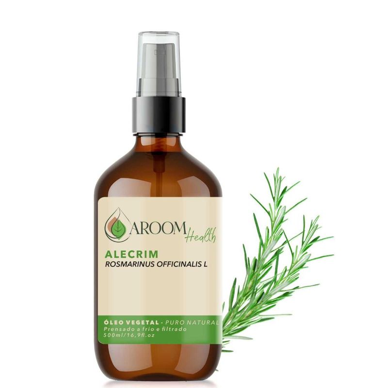 Óleo Vegetal 100% Puro de Alecrim - 500ml