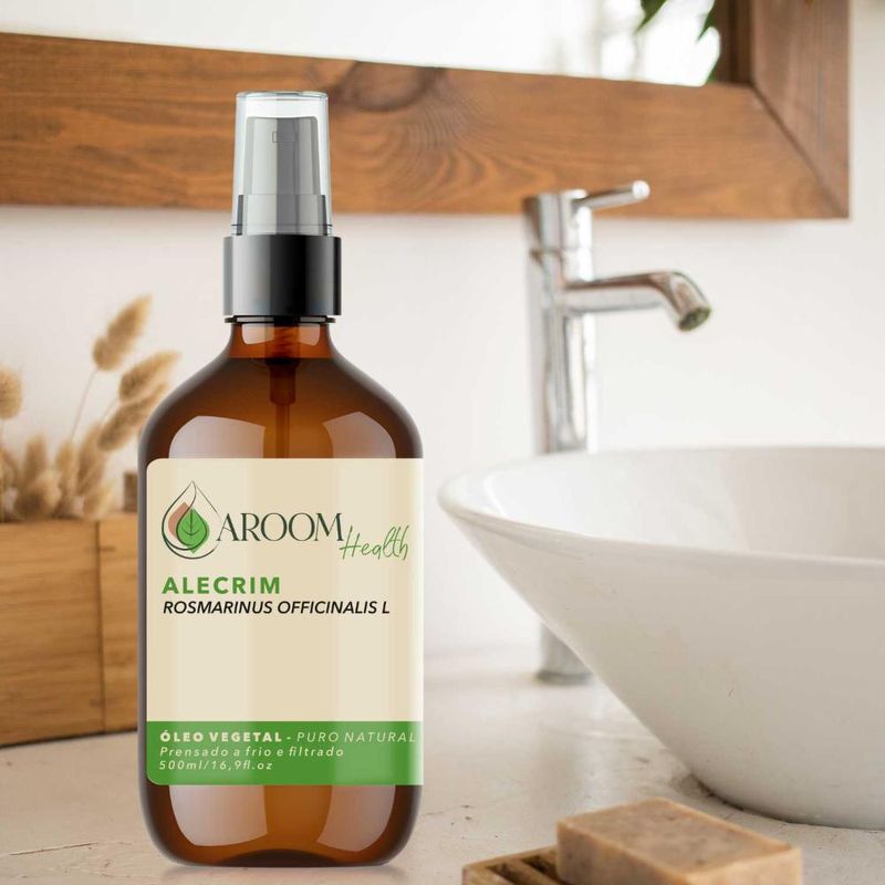 Óleo Vegetal 100% Puro de Alecrim - 500ml