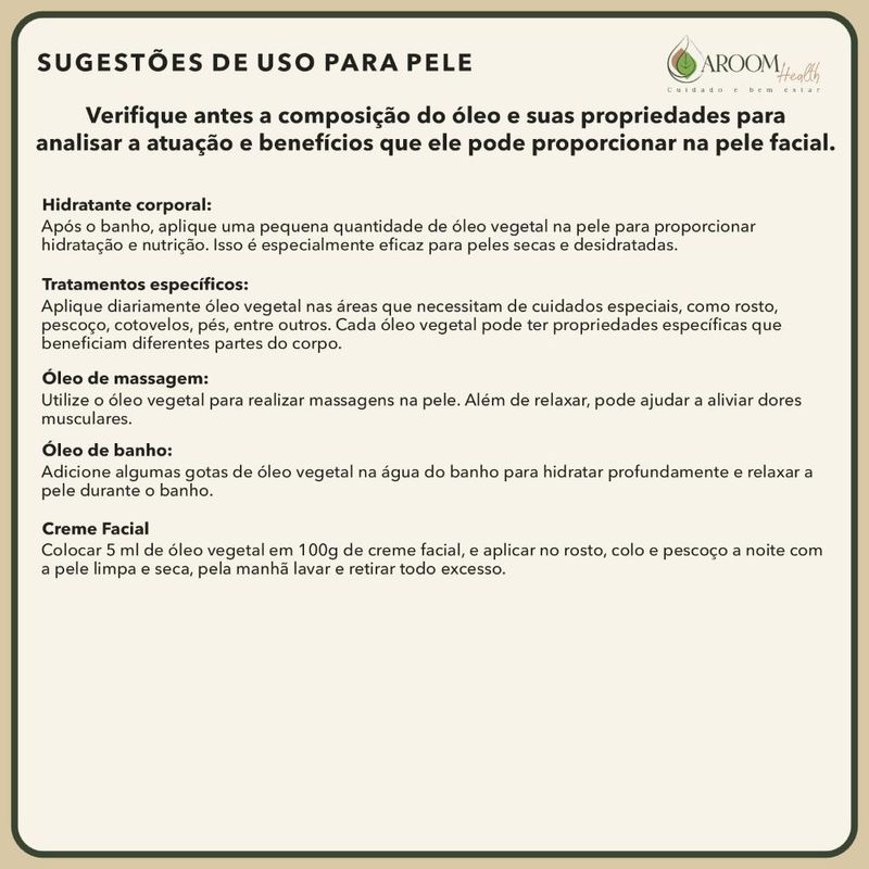 Óleo Vegetal 100% Puro de Abacate - 30ml