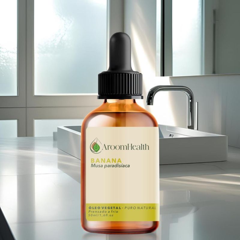 Óleo Vegetal 100% Puro de Banana - 50ml