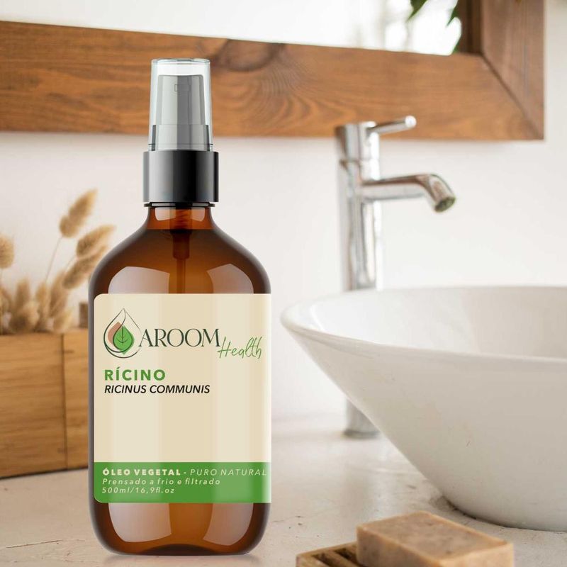 Óleo Vegetal 100% Puro de Rícino - 500ml